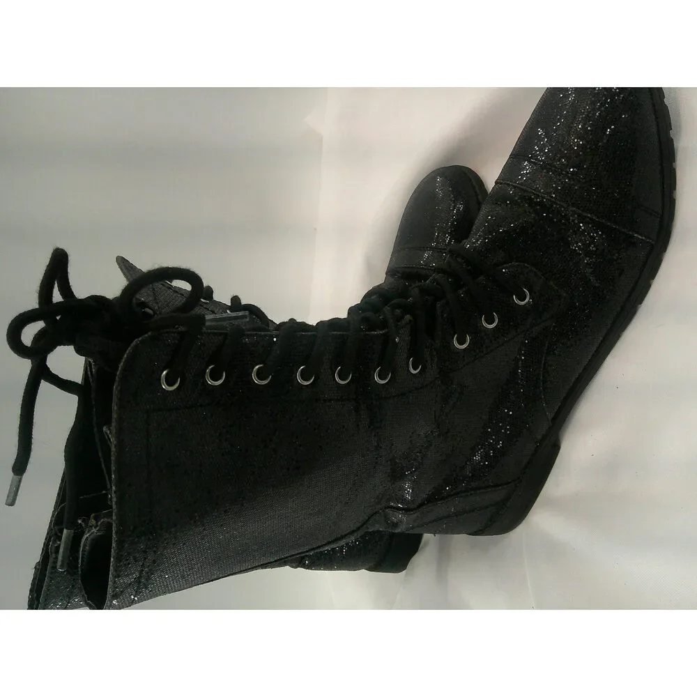 Pre-Owned Dance Hip Hop Shoes Boots Balera WL088 Adult 8.5M Glitter